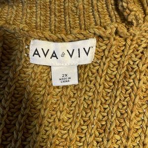 Thick Olive Green Cardigan